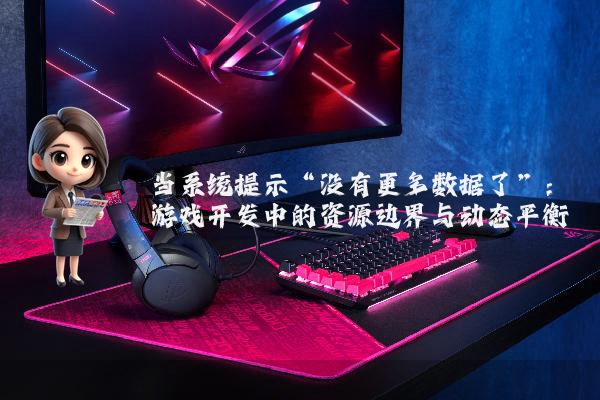 当系统提示“没有更多数据了”：游戏开发中的资源边界与动态平衡