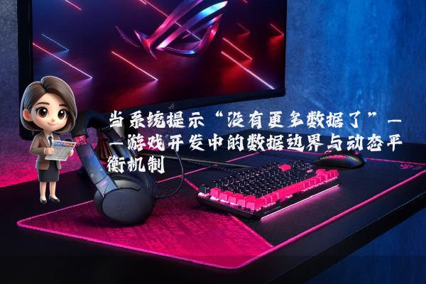当系统提示“没有更多数据了”——游戏开发中的数据边界与动态平衡机制